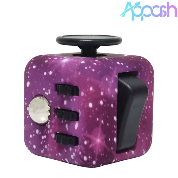 Appash Fidget Cube Stress Anxiety Pressure Relieving Toy Great for Adults and Children[Gift Idea][Relaxing Toy][Stress Reliever][Soft Material]