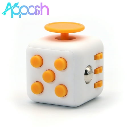 Appash Fidget Cube Stress Anxiety Pressure Relieving Toy Great for Adults and Children[Gift Idea][Relaxing Toy][Stress Reliever][Soft Material]