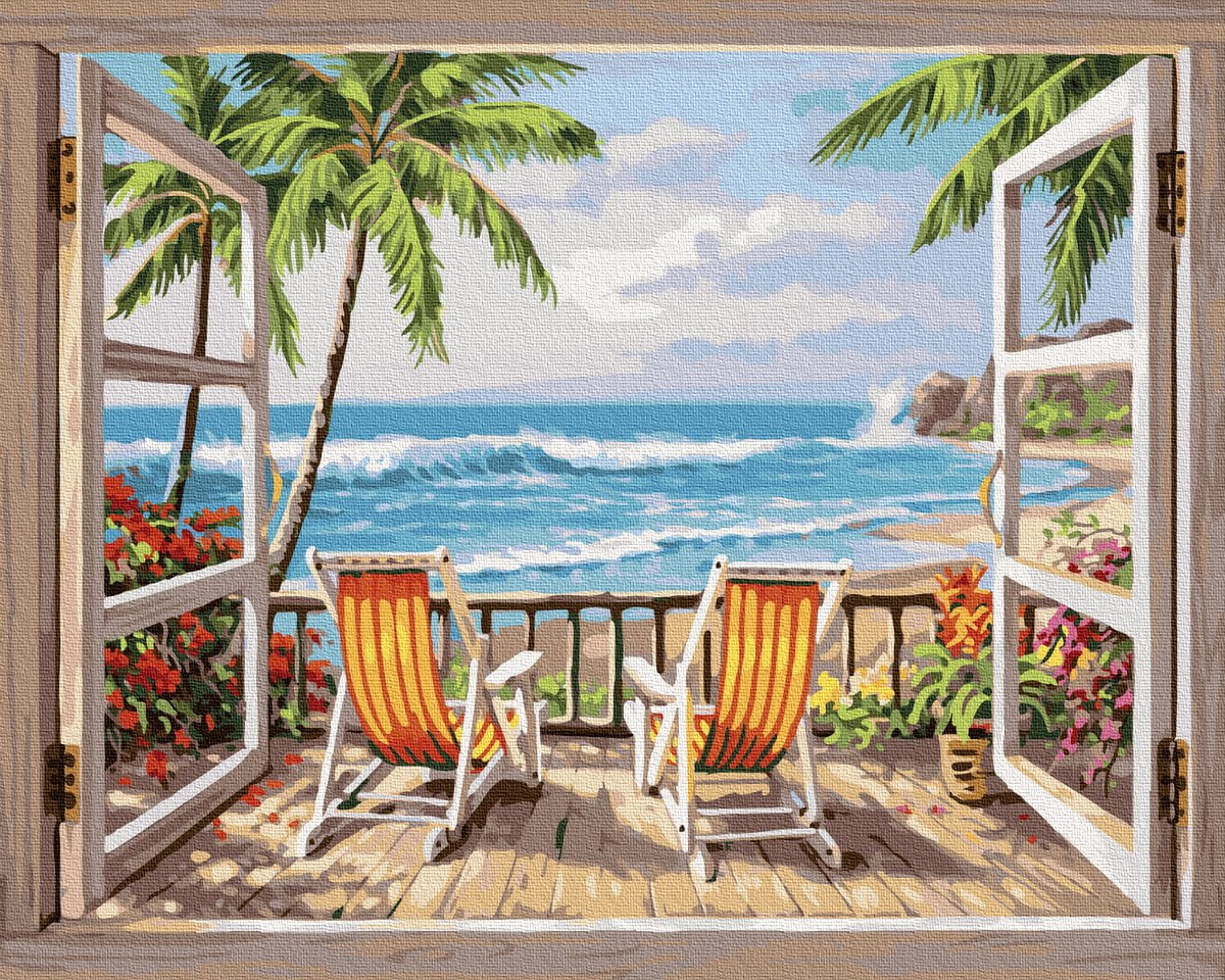 Appash Paint by Numbers DIY Acrylic Painting for Adults 16x20 inch