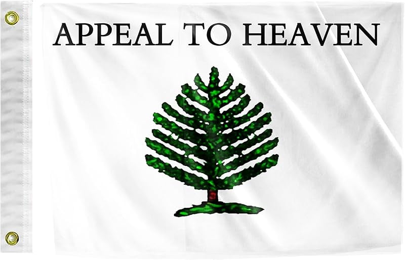 Appeal To Heaven Handheld Stick Flag 4x6 Inches 12 Pack Small Mini 