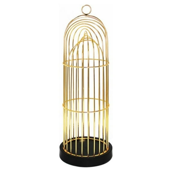 Appealing Gold Metal Decorative Birdcage