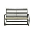 thumbnail image 1 of Appealing Metal Fabric Rocking Bench, 1 of 2