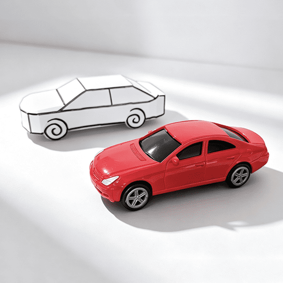 Appearing Car 2.0 Magic Tricks Close-up Illusions Gimmicks Props A Real Model Appearing From Screen Visual Transformation Magia