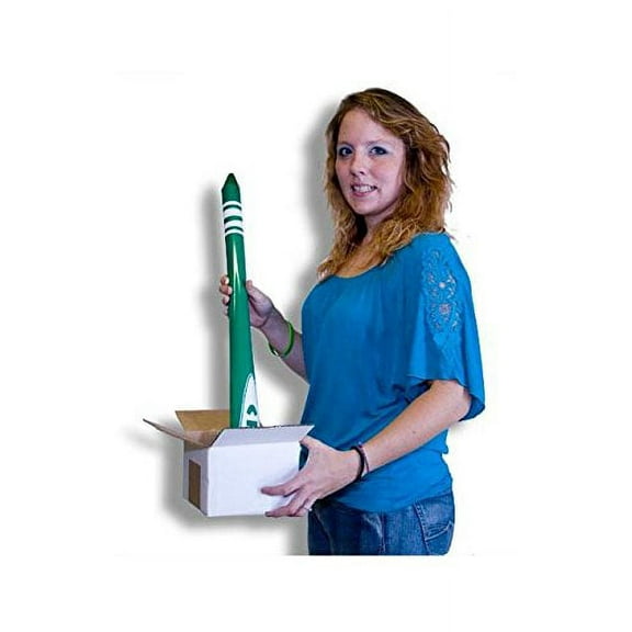 Appearing Lit Happy Birthday Candle OR Crayon With Tip - 4 Feet (Crayon With Tip, Green)