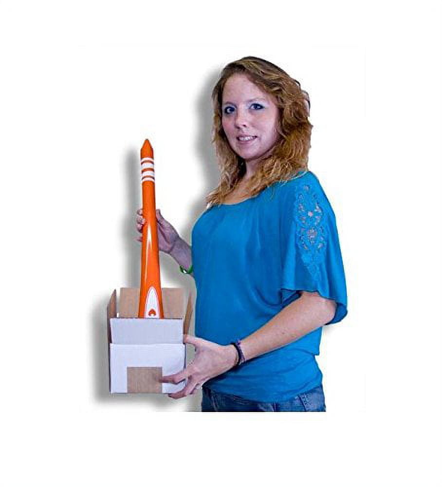 Appearing Lit Happy Birthday Candle OR Crayon With Tip - 4 Feet (Crayon With Tip, Orange)