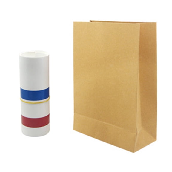 Appearing 4ft Long Big Straw Trick Prop Extendable Plastic Roll with Paper Bag Fit Both Beginners & Professionals