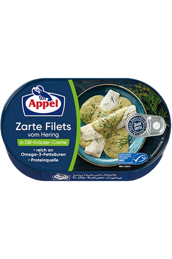 Herring Fillets in Dill & Herbs Creme -200g