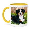 thumbnail image 1 of 3dRose, Appenzeller Mountain Dog, 11oz Two-Tone Yellow Mug, 1 of 7
