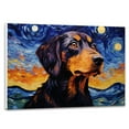 thumbnail image 1 of Appenzeller Sennenhund Dog Canvas Van Gogh Starry Night Wall Art Gifts Canvas Wall Art Frame Music Artist Customized Canvas Framed Photo Art Work For The Bedroom(Gifts For Dog Lover ), 1 of 6