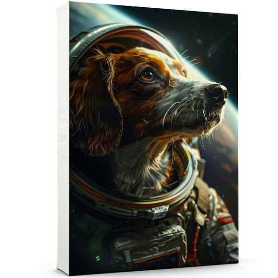 Appenzeller Sennenhund Dog Wall Decor - Space Wall Decor - Space Wall Art - Funny Dog Wall Art Poster - Cute Dog Home Decor - Dog Themed Gifts