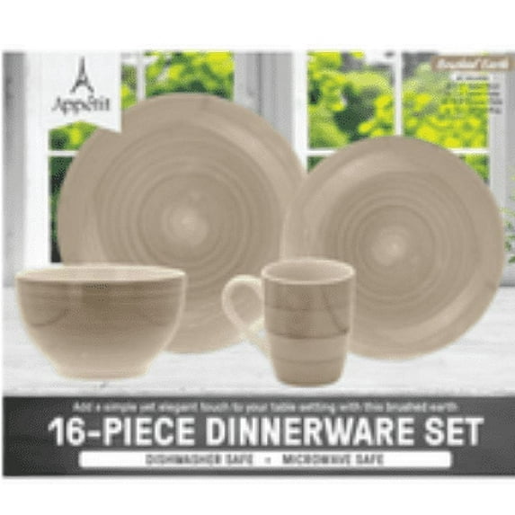 Appetit 16 Pieces Dinnerware Sets, Dishes Set for 4, Kitchen Set is Home Essentials