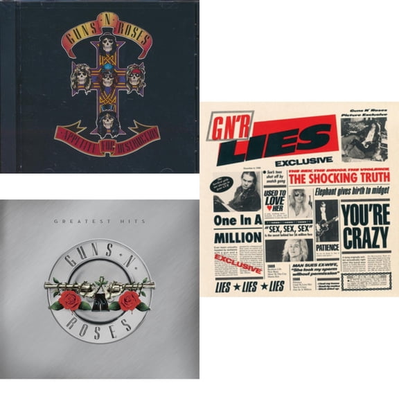 Appetite For Destruction & Greatest Hits & G N R Lies [CD Bundle]