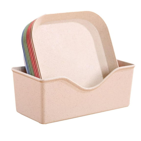 Appetizer Plates,Dessert Salad Plates,Small Serving Cake Dessert Plates, Salad Plates, Charcuterie Accessories, Dipping Sauce Plate, Lightweight Snack Tableware Set, Dishwasher Safe 10Pack