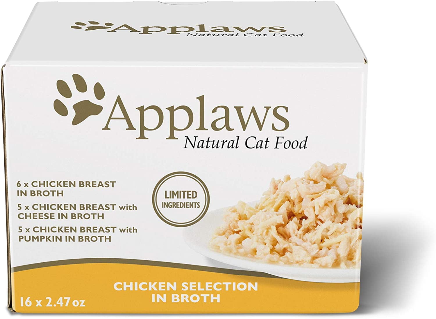 Applaws Wet Cat Food, 16 Pack, Limited Ingredient Canned Wet Cat Food