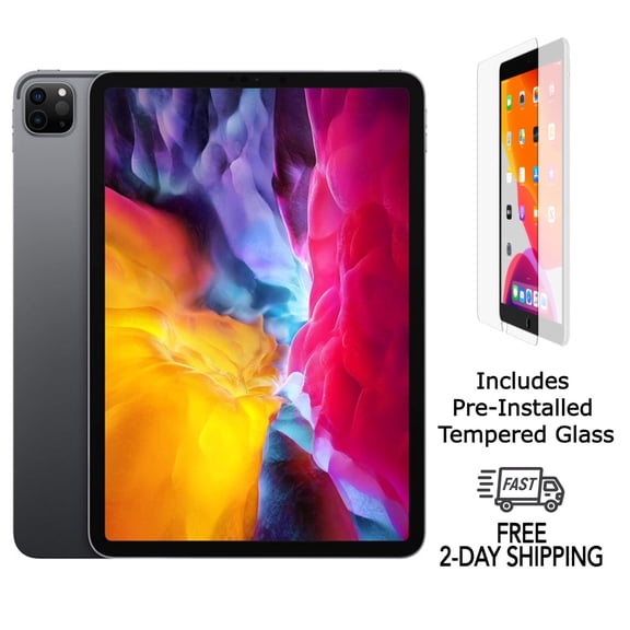 Restored Apple 11" (2020) A2228 (WiFi ) IPad Pro 128 Storage,Pre-Installed Tempered Glass (Refurbished)