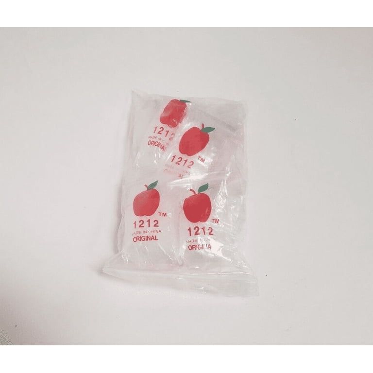 Apple 1212 Mini Zip Resealable Bags 1/2