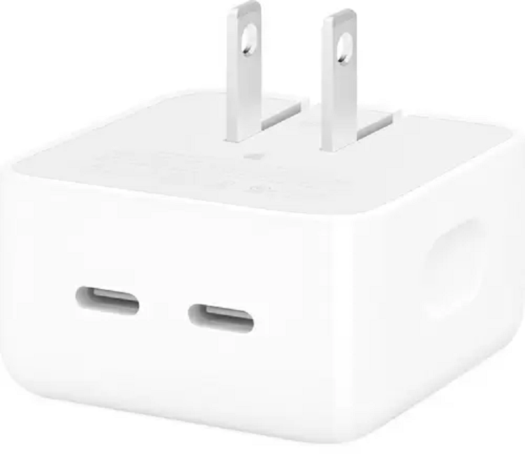 Apple 35W Dual USB-C Port Compact Power Adapter - image 1 of 2