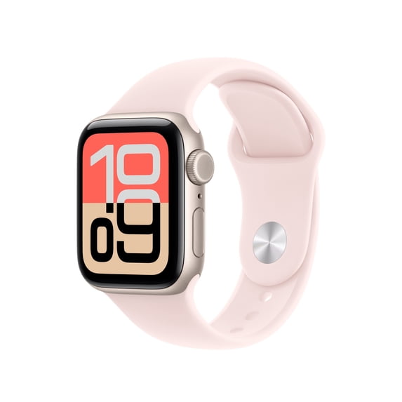 Apple Soft Pink 40mm Sport Band (S/M) – Compatible with Apple Watch 38mm, 40mm, 41mm Models
