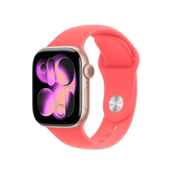 Apple Bright Guava 42mm Sport Band (S/M) – Compatible with Apple Watch 38mm, 40mm, 41mm Models