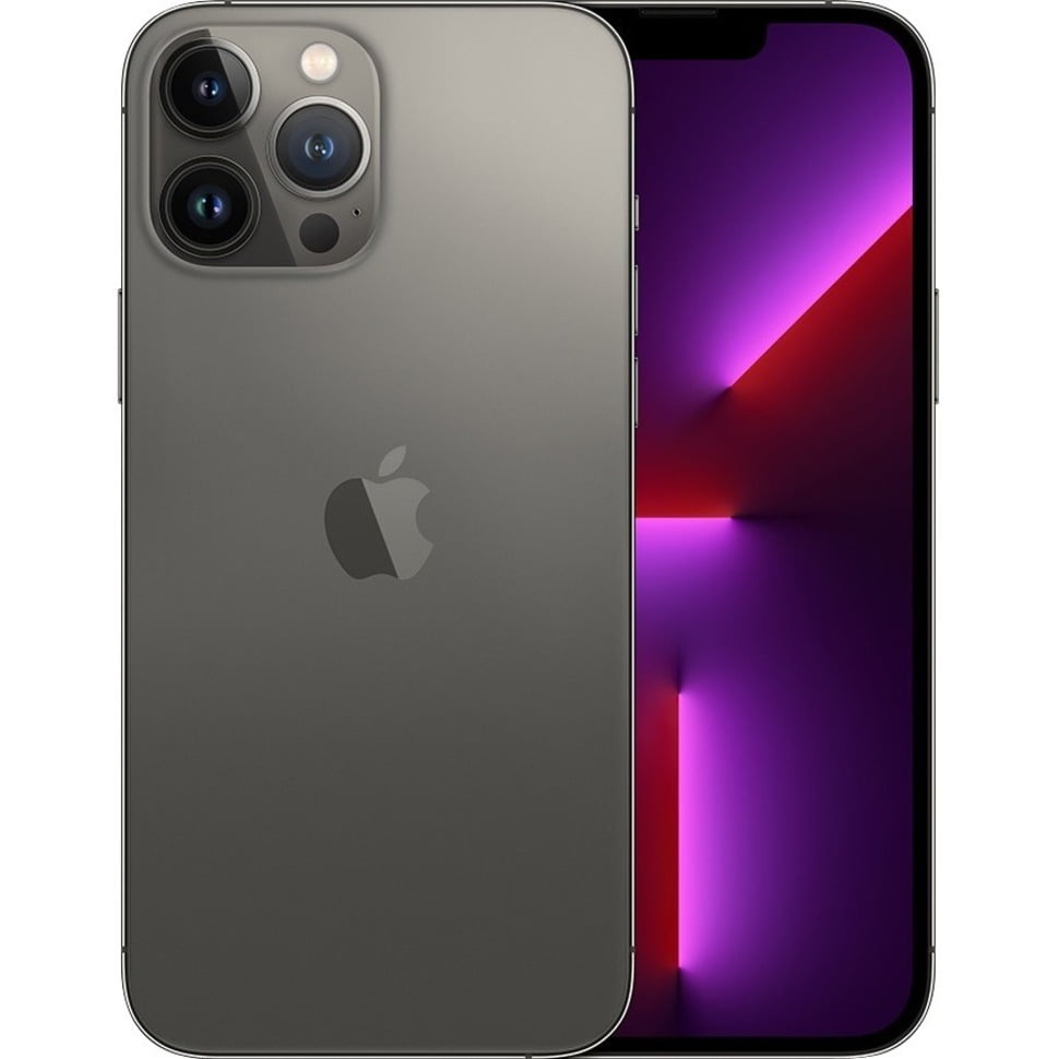 Pre-Owned Apple iPhone 13 Pro Max A2484 256 GB Smartphone, 6.7" OLED 2778 x 1284, Hexa-core (AvalancheDual-core (2 Core) 3.22 GHz + Blizzard Quad-core (4 Core), 6 GB RAM, iOS 15, 5G, Graphite