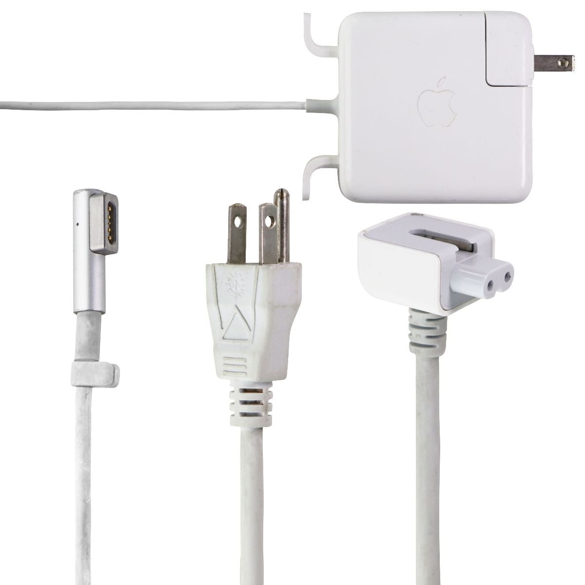 Apple 60W MagSafe Power Adapter w/ Wall Cable & Folding Plug White Apple 60W MagSafe Power Adapter w/ Wall Cable & Folding Plug White