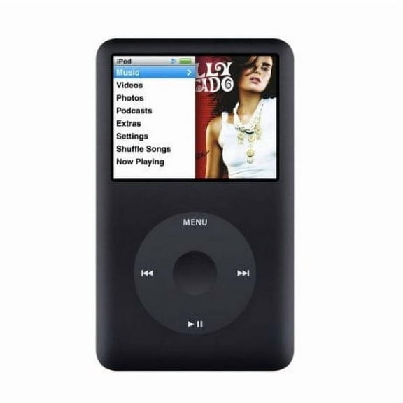 Pre-Owned Apple 6th Generation iPod Classic, 80GB, wireless technology, Mac Black with Bluetooth