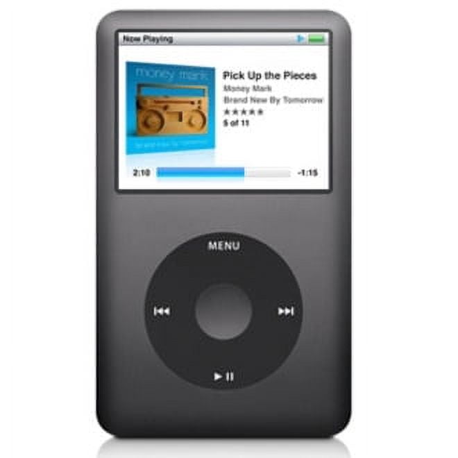 Apple 7th Gen iPod 120GB Black Classic MP3 Player Excellent + 1 YR