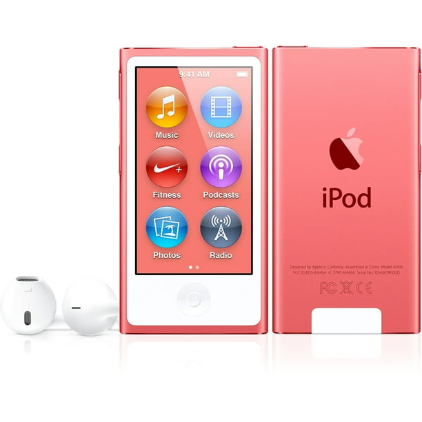 Open Box Apple 7th Generation 16GB iPod Nano Pink w Apple Open Box Apple 7th Generation 16GB iPod Nano Pink w Apple