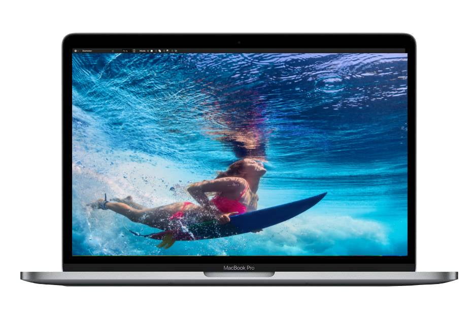 Apple A Grade Macbook Pro 13.3-inch (Retina, Space Gray) 2.3Ghz Dual Core  i5 (Mid 2017) MPXQ2LL/A 128GB SSD 8GB Memory 2560x1600 Display Mac OS  Sierra 