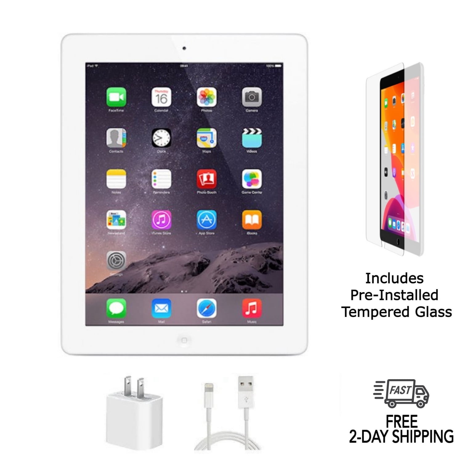 Restored Apple, A1458, Tablet Computers, Touchscreen , iPad 4(WiFi
