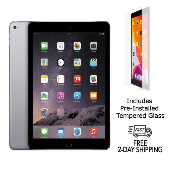 Restored Apple A1566 Tablet Computer, Touchscreen, iPad Air 2 (Wi-Fi) 16GB Space Gray