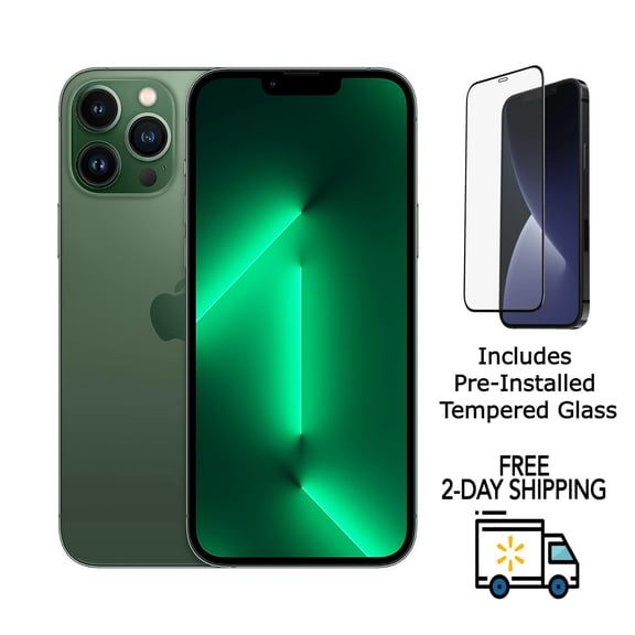 Restored Apple A2483, iPhone 13 Pro A2483 128GB, 6GB RAM, Cell Phones, IOS: 15, Alpine Green/6.1 in