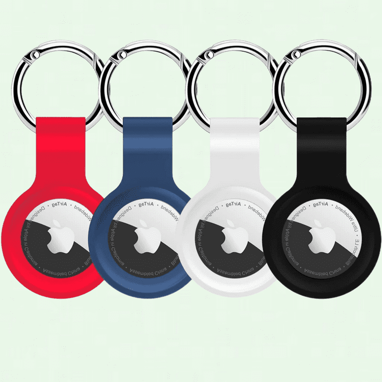 Leather Keychain Airtag Keychain Near Me Leather Edition AirTag