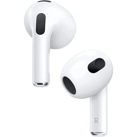 Pre-Owned Apple AirPods 3rd Generation Earbuds Spatial Audio MagSafe Charging Case White 1 Count 1 Pack