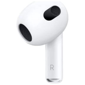 Pre-Owned Apple, AirPods, 3rd Generation In-Ear Bluetooth Earbuds, All Smartphone and Tablet, White, 1, 1, 1, Single Piece