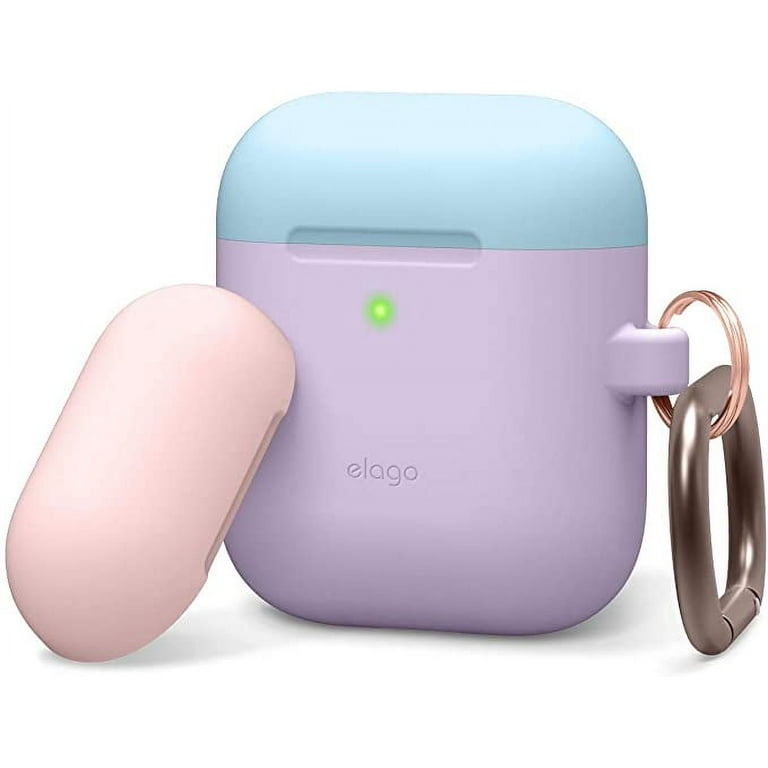 Apple AirPods Case elago Duo Silicone Case with Keychain