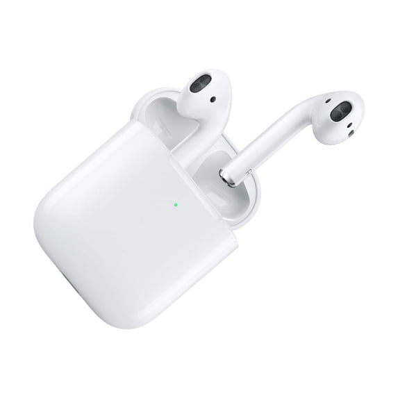 Apple AirPods In-Ear Earbuds with Wireless Charging Case, White, 1 Count