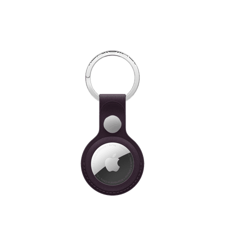 Apple - AirTag FineWoven Key Ring - Blackberry