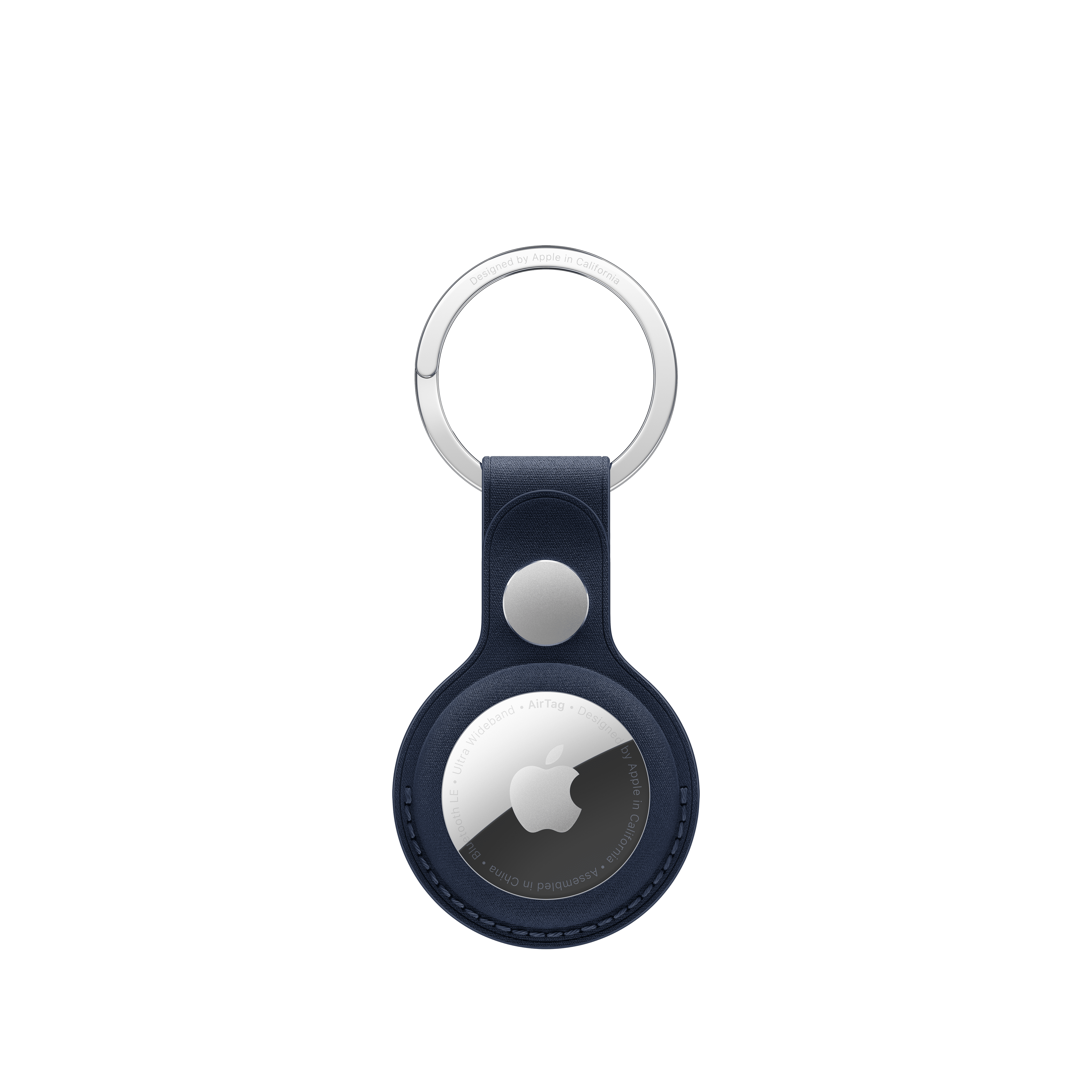 Apple AirTag FineWoven Key Ring Deep Blue