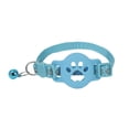 thumbnail image 1 of Apple AirTag Pet Collar | Reflective Safety Cat Collar with Bell, Adjustable Nylon Dog Collar for Tracking & Lost Prevention, Sky Blue, 1 of 6