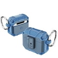 thumbnail image 1 of for Apple Airpods 2 1 Case, AirPods 2nd 1st Gen Case, Dual-Color Rugged Hybrid PC TPU Airbuds Case with Keychain Dustproof Anti-Scratch Protective Case for Apple Apple Airpods 2 &1, Blue, 1 of 8