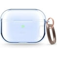thumbnail image 1 of Apple Airpods Pro Case - elago Protective Clear Case, Splash of Color, TPU [Aqua Blue], 1 of 8