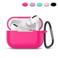 thumbnail image 1 of Apple Airpods Pro Skin, For Airpods Charging Case Skin for Airpods 3rd, Takfox 360° Protective Portable Silicone Cover Skin for Airpods 3 [Front LED Visible] Accessories w/ Keychain - Rose Pink, 1 of 8