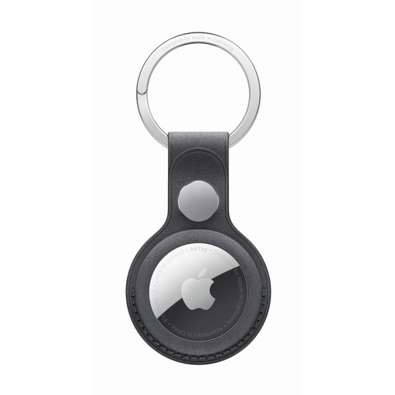 Apple Airtag FineWoven Key Ring Black