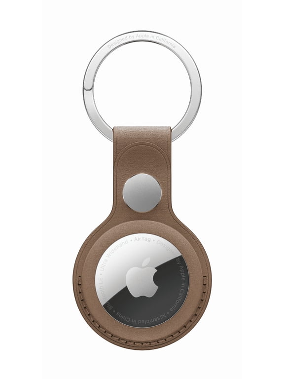 Airtag FineWoven Key Ring Taupe