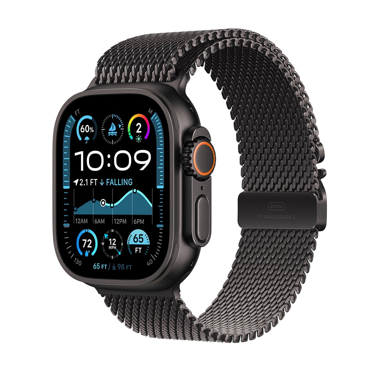 時計 Apple Watch ultra2 Black titanium Apple Apple Watch Ultra 2 GPS + Cellular 49mm Black Titanium Case