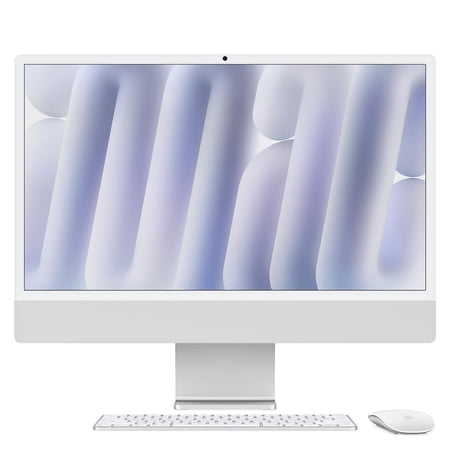 Apple iMac CTO 24" with M4 chip, 10 core CPU, 10 core GPU, 16GB Memory, 1TB SSD, Gigabit, Magic Keyboard with Touch ID, (Silver)