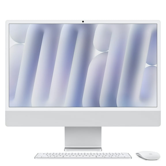 Apple Apple iMac CTO 24" with M4 chip, 10 core CPU, 10 core GPU, 24GB Memory, 1TB SSD, Gigabit, Magic Keyboard with Touch ID, (Silver)