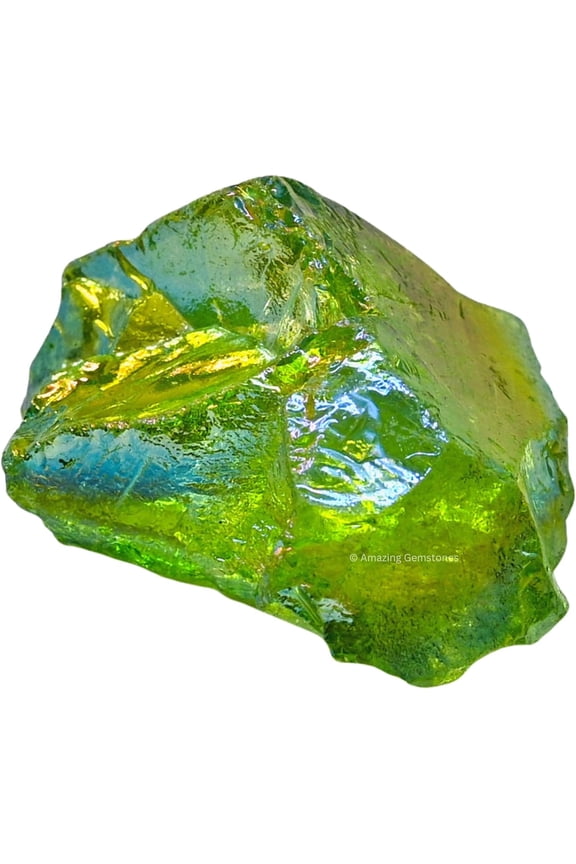 Apple Aura Quartz Crystal Raw Stones (2 Pieces)