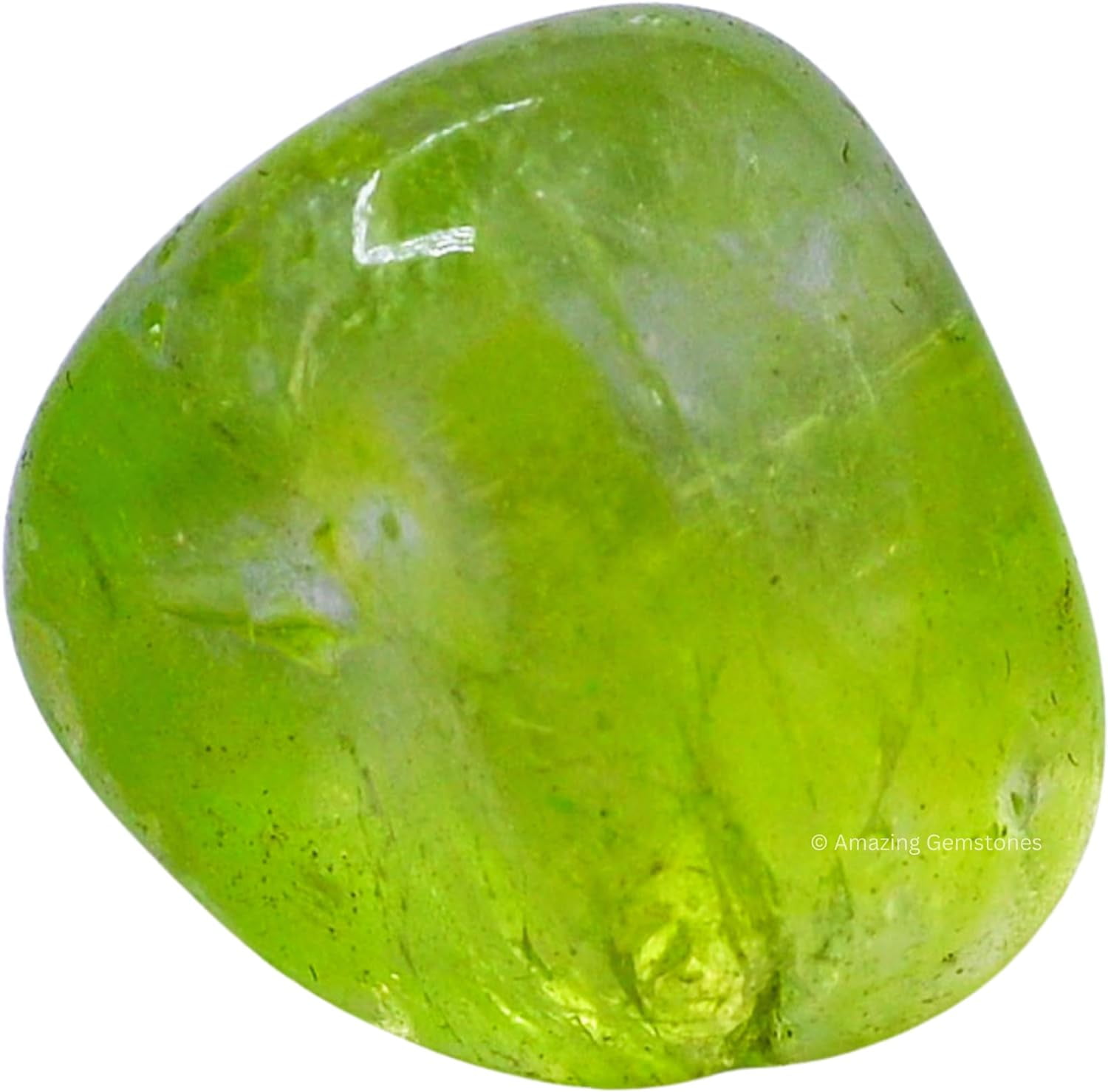 Apple Aura Quartz (Green Paani) Crystal Tumbled Stones Polished Rocks ...